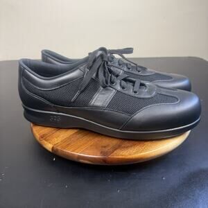 SAS Men's Shoes Journey Mesh Black 12 S Comfort Lace Up Athletic Sneaker NWOB